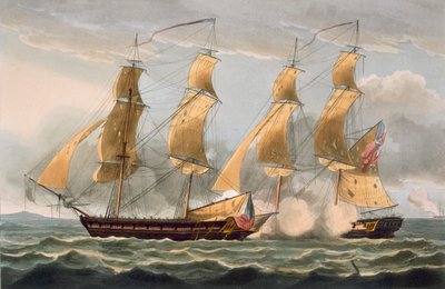 Capture of the Argus, August 14th 1813, from 